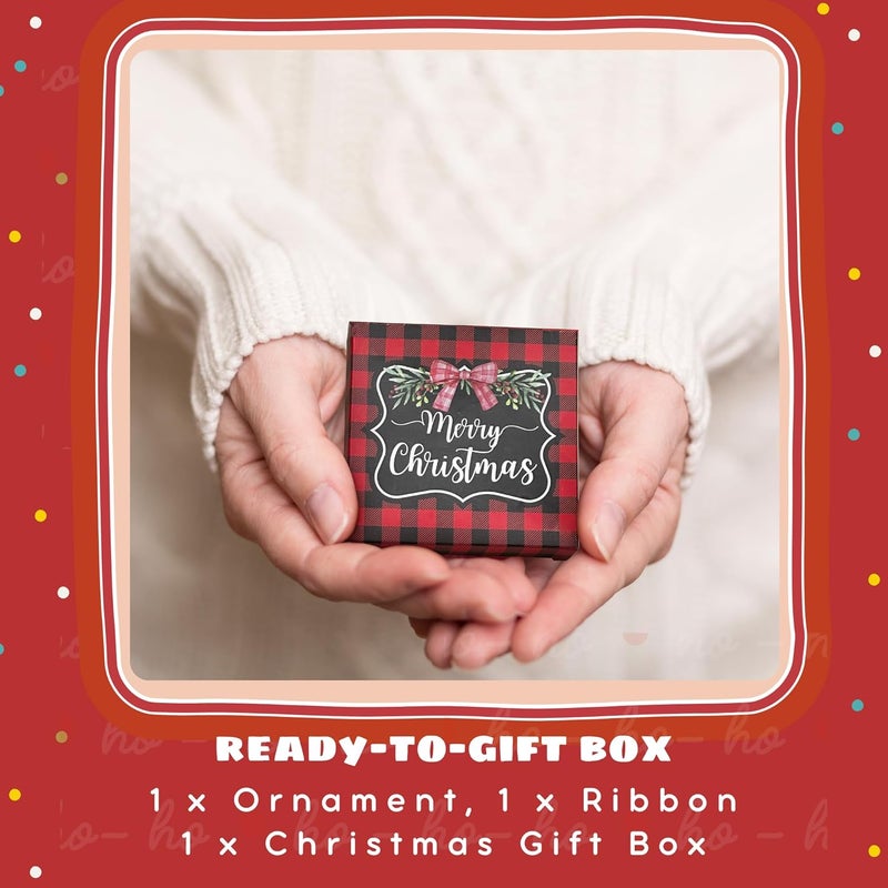 TEEBIM Frog Ornament - Frog Gifts for Lovers, Girls, Women, Men - Cute Animals Ornaments for Christmas Tree, Frogs Ornaments for Tree - Acrylic Christmas Xmas Hanging Ornament 2025 - Image 3